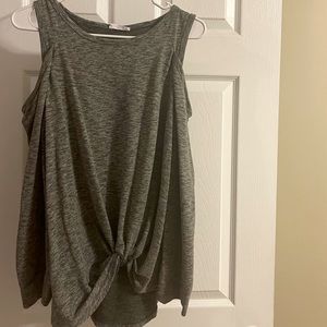 Plush Boutique Cold Shoulder Top